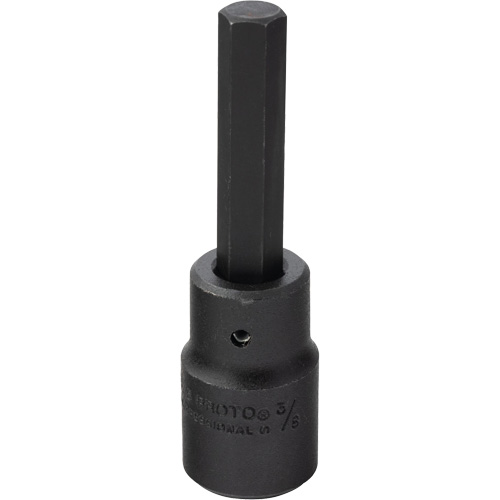 Socket Bit, Hex, 3/8" x 3-1/4" L, 1/2" Drive Groupe Belzile Dickner