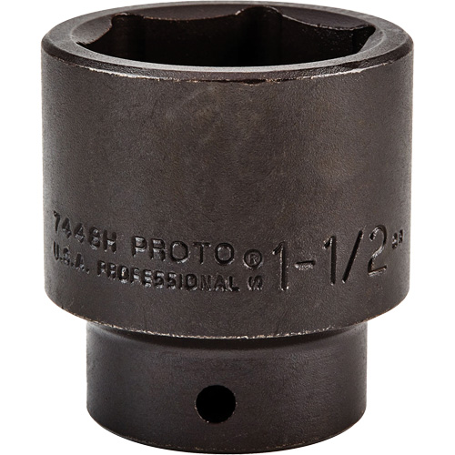 Socket, Impact, 1-1/2", 1/2" Drive, 6 Points Groupe Belzile Dickner