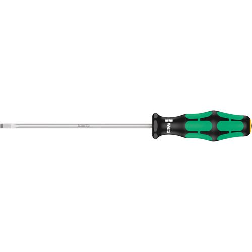 Slotted Screwdriver, 3.5 mm Tip, Round, 8-1/8" L, Plastic Handle Groupe Belzile Dickner