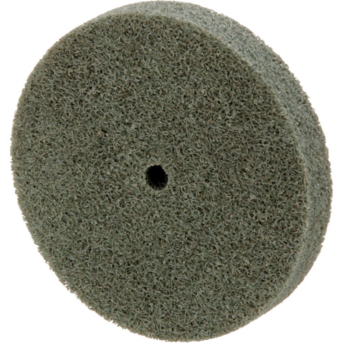 Meule homog&egrave;ne &agrave; faible densit&eacute; de s&eacute;rie 500 Standard Abrasives, 3" x 1/2", Arbre de 1/4", Grain de Moyen, Oxyde d'aluminium Groupe Belzile Dickner