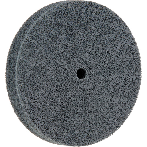Meule homog&egrave;ne &agrave; faible densit&eacute; de s&eacute;rie 500 Standard Abrasives, 3" x 1/2", Arbre de 1/4", Grain de Fin, Carbure de silicium Groupe Belzile Dickner