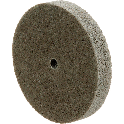 Standard Abrasives Unitized Wheel, 3" x 1/2", 1/4" Arbor, Medium Grit, Aluminum Oxide Groupe Belzile Dickner