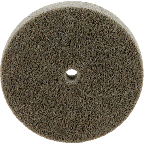 Standard Abrasives Unitized Wheel, 3" x 1/2", 1/4" Arbor, Medium Grit, Aluminum Oxide Groupe Belzile Dickner