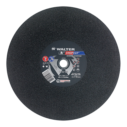Meules &agrave; tronçonner Chopcut, 16" x 7/8", Arbre de 1", Type 1, Oxyde d'aluminium, 3800 Tr/min Groupe Belzile Dickner