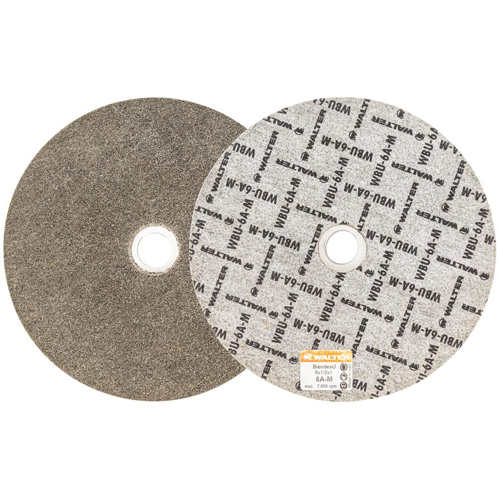 Disque de finition Blendex U, 6" dia., Grain 6AM, Carbure de silicium Groupe Belzile Dickner