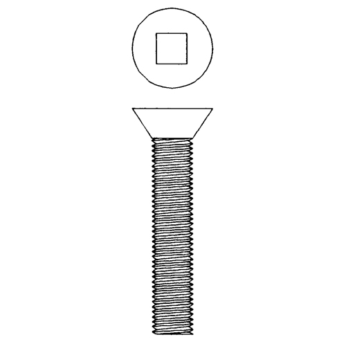 Flat Head Machine Screws, #10-24 x 1-1/2" L, Zinc Plated Groupe Belzile Dickner