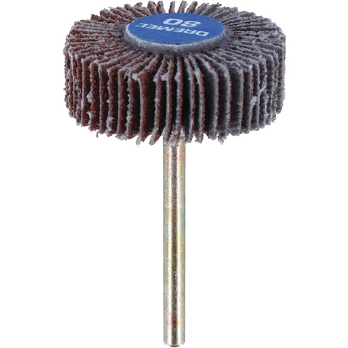 M&egrave;che de ponçage &agrave; roue &agrave; lamelles 3/8" - grain 80 Groupe Belzile Dickner