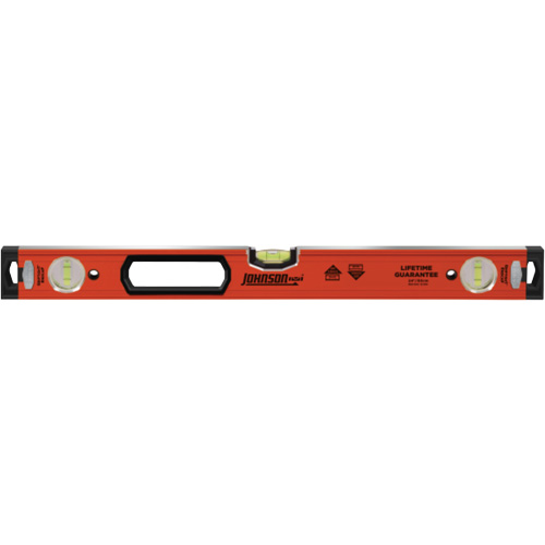 Heavy Duty Level, Box, 24" L, Aluminum, Non-Magnetic Groupe Belzile Dickner