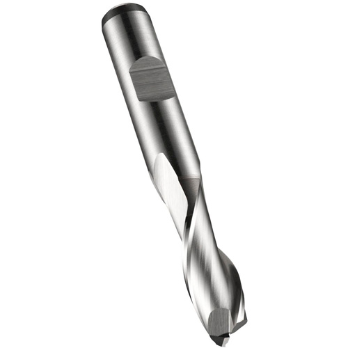 Square End Slot Drill, 1/4" Dia., 66 mm L, 10 mm Shank, High Speed Cobalt Groupe Belzile Dickner
