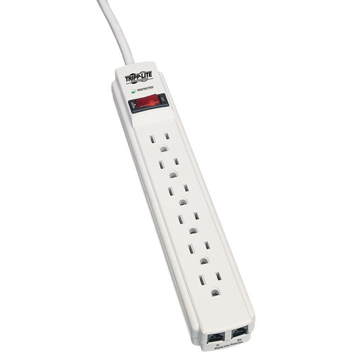 Protect-It Surge Suppressors, 6 Outlets, 720 J, 1800 W, 4' Cord Groupe Belzile Dickner