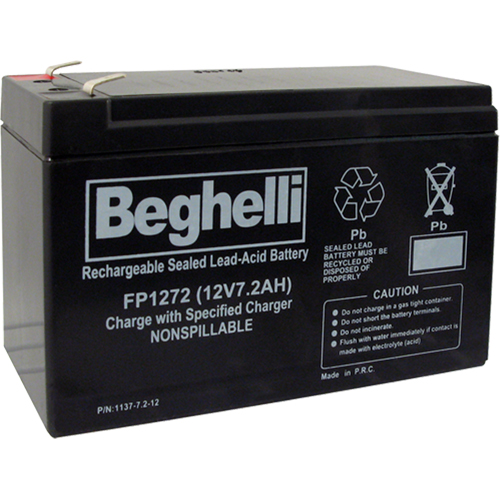 Sealed Lead Acid Batteries, 12 V, 7.2 Ah Groupe Belzile Dickner