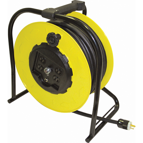 Hand-Wind Electric Cable Reels, 12", 15 A Groupe Belzile Dickner