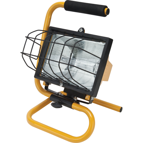 Projecteur portatif, Halog&egrave;ne, 500 W, 8000 lumens, Boîtier en Acier Groupe Belzile Dickner