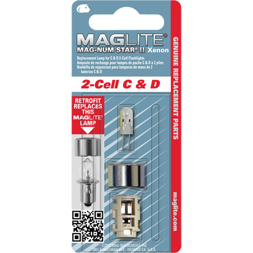 Ampoule de rechange pour lampe de poche &agrave; 2 piles C & D Groupe Belzile Dickner