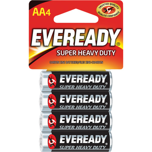 Piles &agrave; usage super intensif Eveready Groupe Belzile Dickner