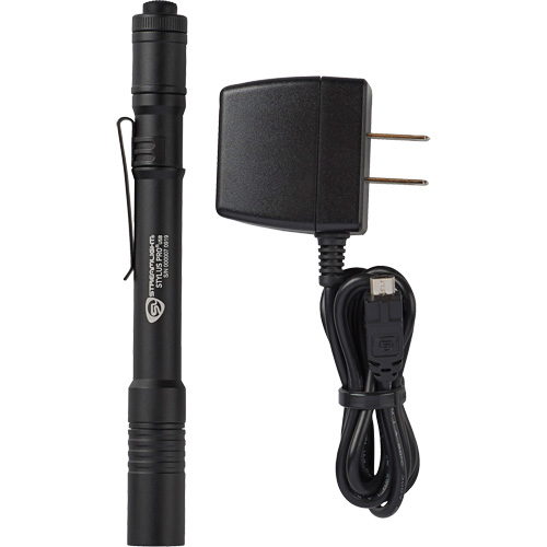 Lampe stylo USB Stylus Pro, DEL, 350 lumens, Corps en Aluminium, piles Rechargeable, Compris Groupe Belzile Dickner