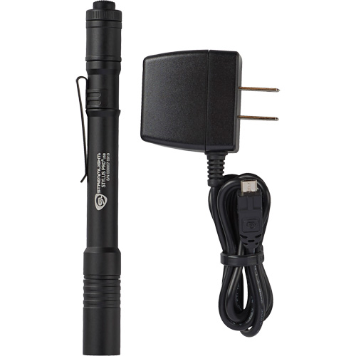 Lampe stylo USB Stylus Pro, DEL, 350 lumens, Corps en Aluminium, piles Rechargeable, Compris Groupe Belzile Dickner