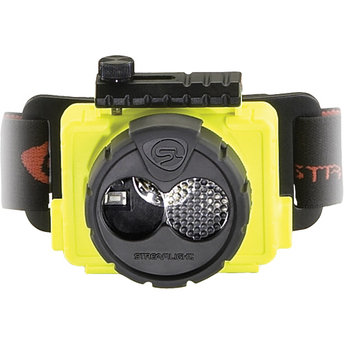 Lampe frontale Double Clutch USB, DEL, 125 lumens, 3,5 hres de fonctionnement, piles Rechargeable Groupe Belzile Dickner