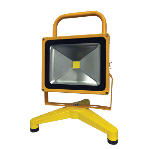 Projecteurs portatifs et rechargeables, DEL, 30 W, 3000 lumens, Boîtier en Aluminium Groupe Belzile Dickner