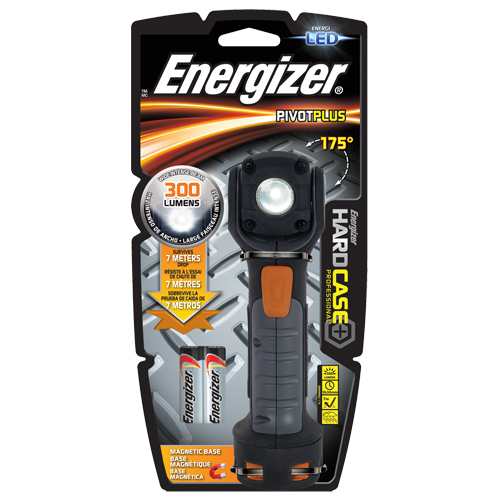 Lampes de poche PivotPro, DEL, 300 lumens, Piles AA Groupe Belzile Dickner