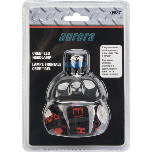 Cree&reg; Headlamp, LED, 120 Lumens, 6 Hrs. Run Time, AAA Batteries Groupe Belzile Dickner