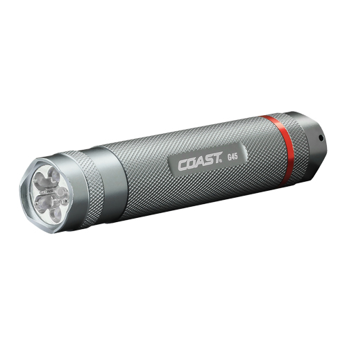Lampe de poche G45 Coast, DEL, 385 lumens, Piles AAA Groupe Belzile Dickner