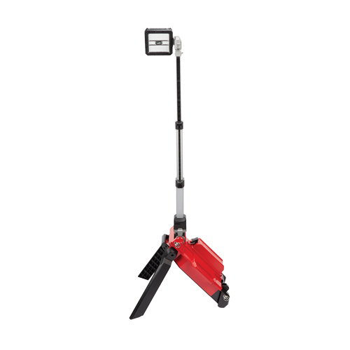 Tour d'&eacute;clairage double de chantier M18 Rocket avec cl&eacute; unique, DEL, 60 W, 5400 lumens, Boîtier en Plastique Groupe Belzile Dickner