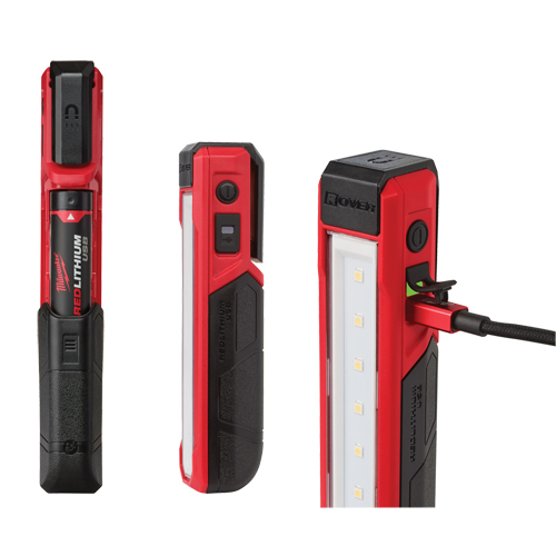 Projecteur de poche USB Rover, DEL, 445 lumens, 2 hres de fonctionnement, Bloc-pile Rechargeable, Plastique Groupe Belzile Dickner