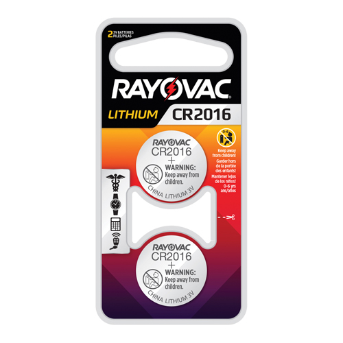 CR2016 Lithium Coin Cell Batteries, 3 V Groupe Belzile Dickner