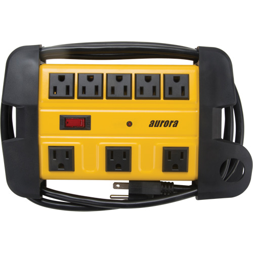Workshop Surge Protector Power Strip, 8 Outlets, 1350 J, 1875 W, 6' Cord Groupe Belzile Dickner