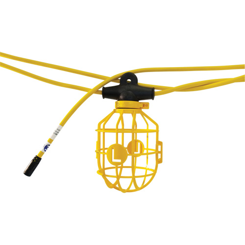 Heavy-Duty Moulded Stringlights, 10 Lights, 1200" L, Plastic Housing Groupe Belzile Dickner