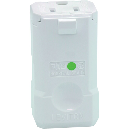Hospital Grade Plug Connector, 5-15R, Nylon Groupe Belzile Dickner