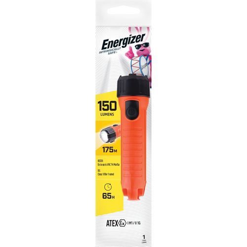 Lampe de poche portative Intrinsically Safe, DEL, 150 lumens, Piles D Groupe Belzile Dickner
