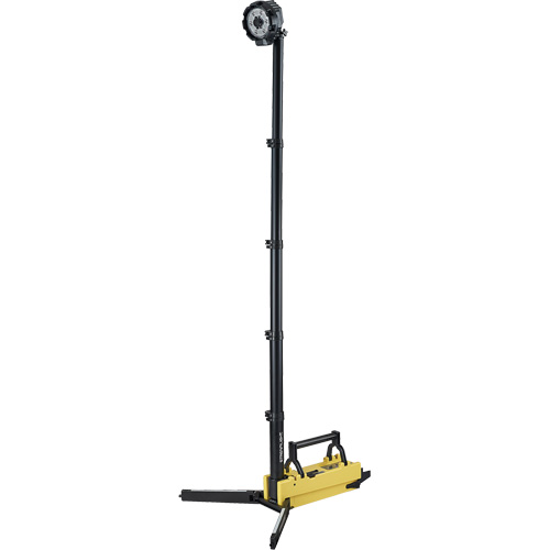 Lampe de sc&egrave;ne d&eacute;ployable portative, DEL, 5300 lumens, Boîtier en Plastique Groupe Belzile Dickner