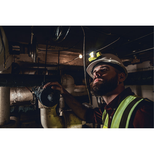 USB HAZ-LO&reg; Intrinsically Safe Headlamp, LED, 250 Lumens, 7 Hrs. Run Time, Rechargeable Batteries Groupe Belzile Dickner