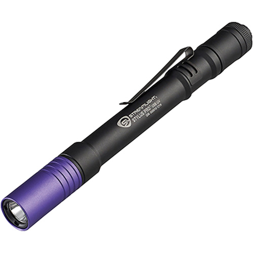 Lampe stylo UV avec port de recharge micro USB Stylus Pro, DEL, Corps en Aluminium, piles Rechargeable, Compris Groupe Belzile Dickner