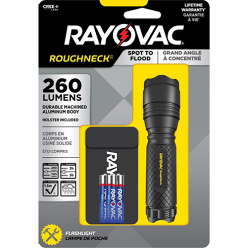 Lampe de poche tactique &agrave; faisceaux concentr&eacute; et large, DEL, 320 lumens, Piles AAA Groupe Belzile Dickner