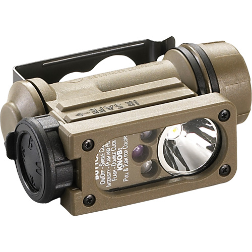Lampe mains libres Sidewinder Compact II, mod&egrave;le militaire, DEL, 55 lumens, 6 hres de fonctionnement, piles AA Groupe Belzile Dickner