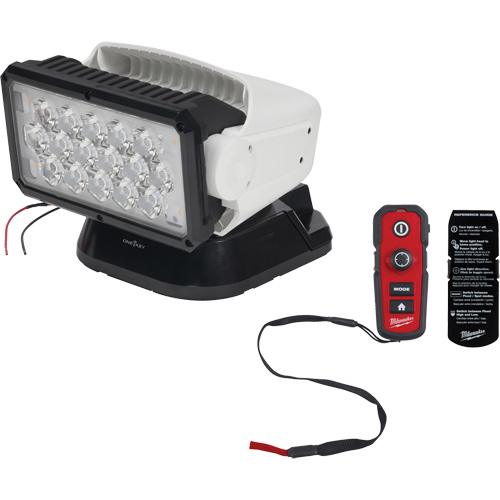 Utility Remote Control Search Light, LED, 4250 Lumens Groupe Belzile Dickner