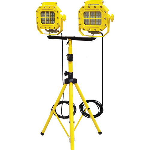 Explosion Proof Floodlight with Tripod, LED, 40 W, 5600 Lumens, Aluminum Housing Groupe Belzile Dickner