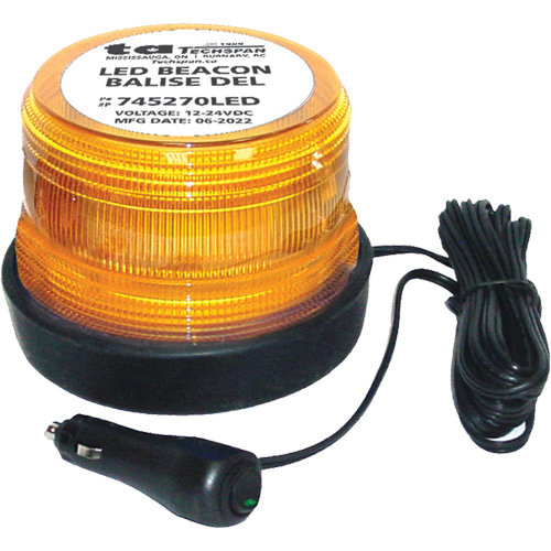 Lampe d'avertissement Junior &agrave; profil bas, Stroboscope, Ambr&eacute;e Groupe Belzile Dickner