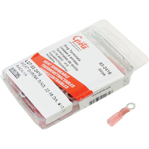 Bornes d'anneau &agrave; thermor&eacute;tr&eacute;cissement Groupe Belzile Dickner