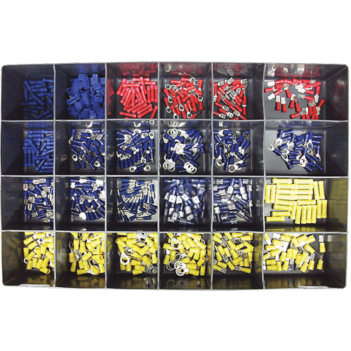 600-Piece Vinyl Insulated Terminals Kit Groupe Belzile Dickner