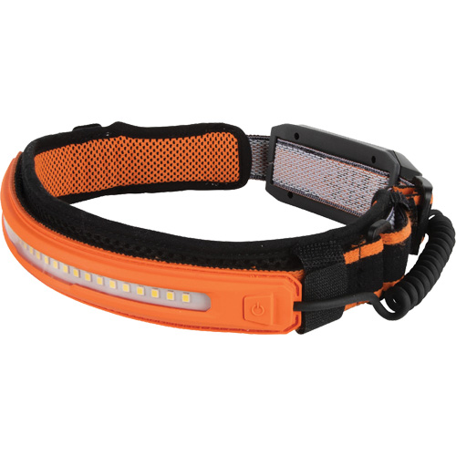Lampe frontale &agrave; faisceau large avec bandeau, DEL, 575 lumens, 4 hres de fonctionnement, piles Rechargeable Groupe Belzile Dickner