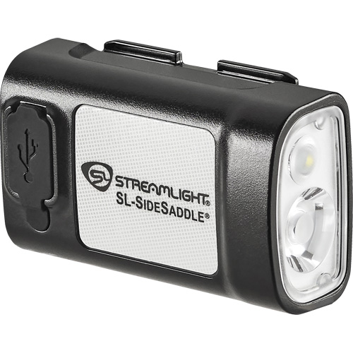 SL-SIDESADDLE&reg; USB Hardhat & Helmet Light, LED, 350/320/400 Lumens, 6.25/7/5 Hrs. Run Time, Rechargeable Batteries Groupe Belzile Dickner