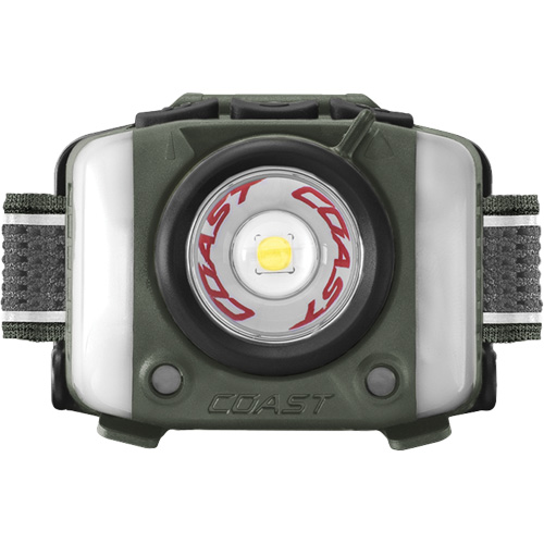 FL97R Tri-Colour Headlamp with Twist Focus & Voice Activation, LED, 830 Lumens, 2 Hrs. Run Time, Rechargeable Batteries Groupe Belzile Dickner