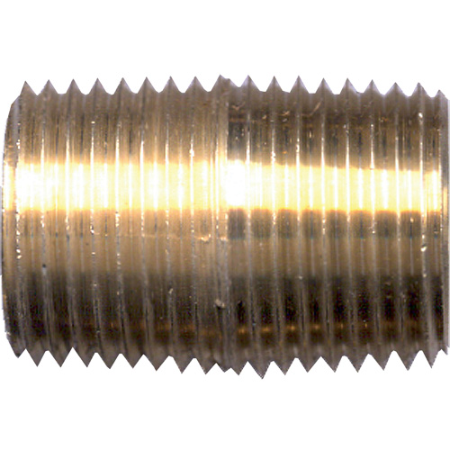 Close Nipple, Brass, 3/4", NPT Groupe Belzile Dickner