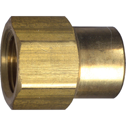 Reduced Pipe Coupling, Brass, 1/2" x 3/8" Groupe Belzile Dickner