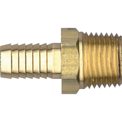 3/8" Male Pipe Hose Barb, Brass Groupe Belzile Dickner