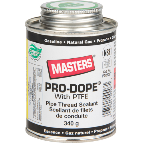 Pipe Thread Sealant, Brush Can, 250 ml, -129° C - 204° C/-200° F - 400° F Groupe Belzile Dickner